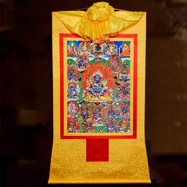 Two-Armed Mahakala Thangka