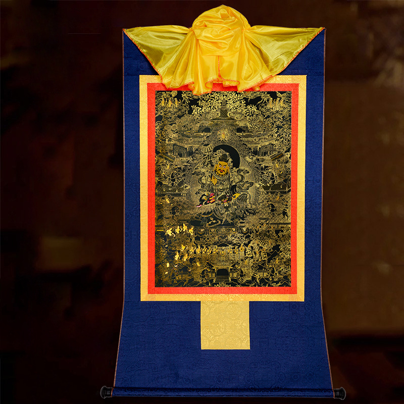 Vaiśravaṇa Thangka