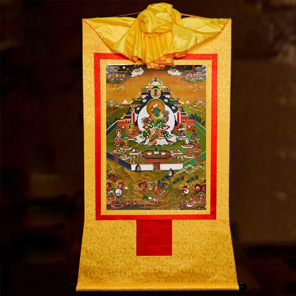 Green Tara Thangka