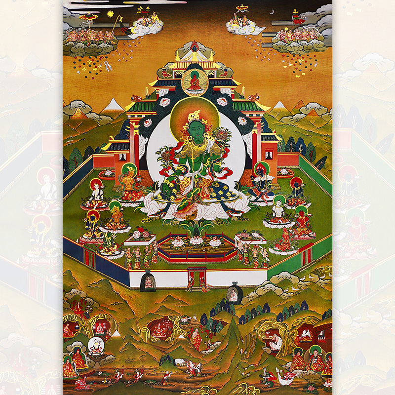 Green Tara Thangka
