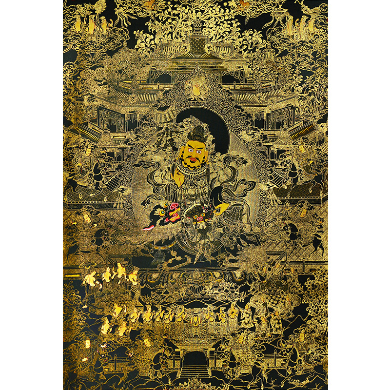 Vaiśravaṇa Thangka