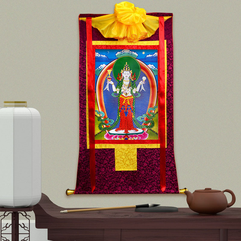 Four-Armed Avalokiteshvara Thangka