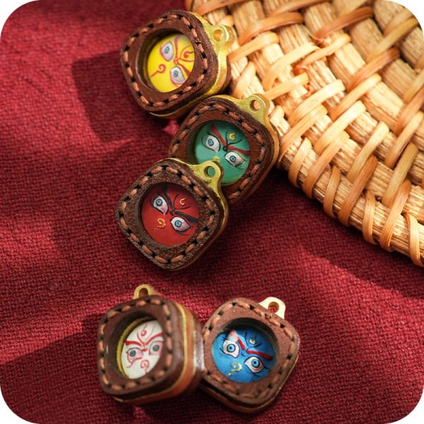 Hand-Painted Deity Pendant