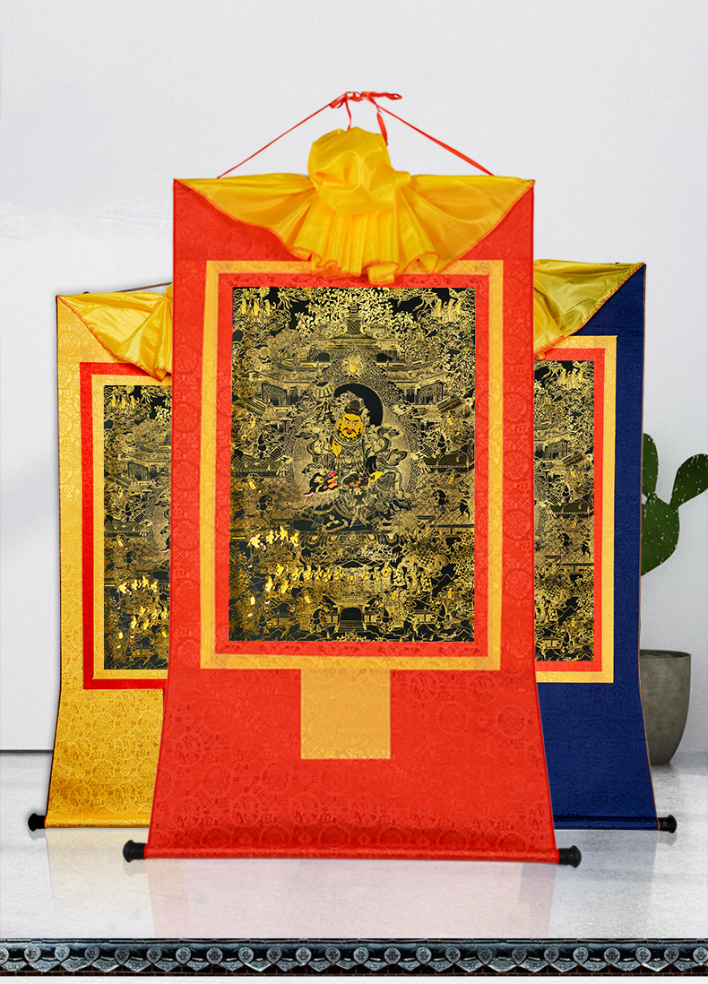 Vaiśravaṇa Thangka