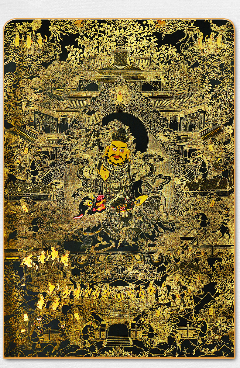Vaiśravaṇa Thangka