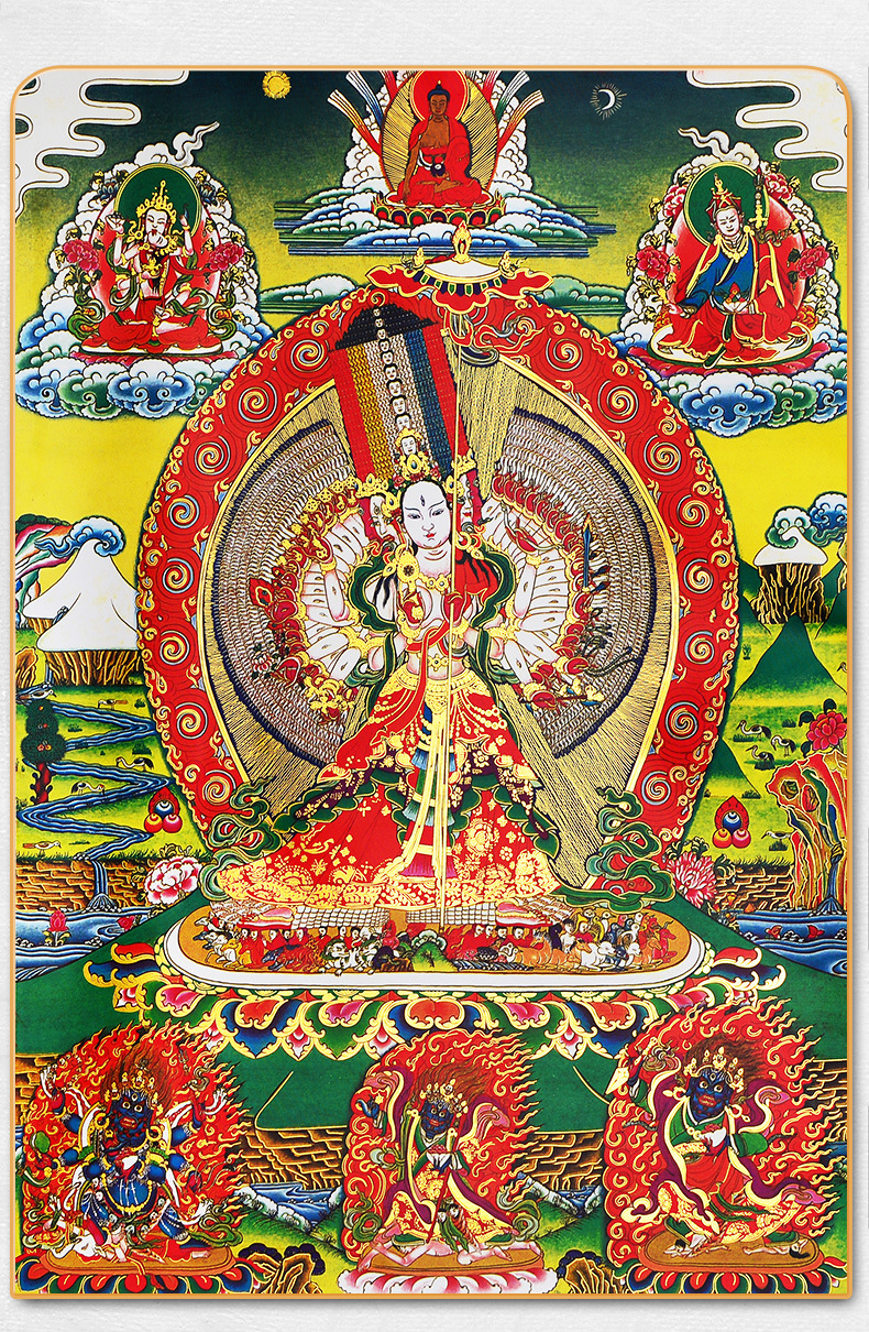 White Parasol Buddha Thangka