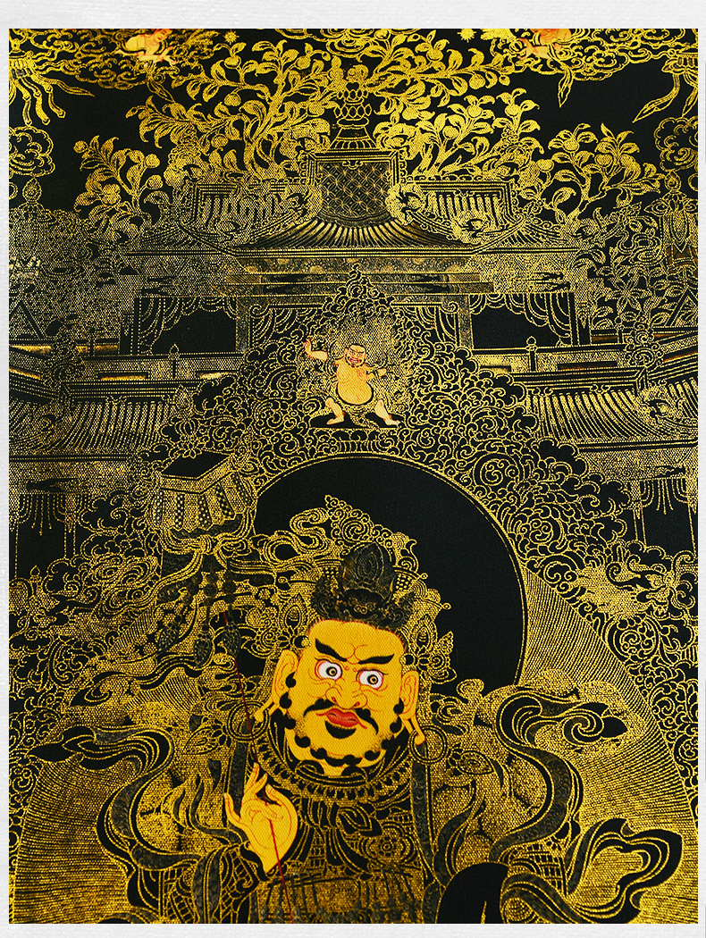 Vaiśravaṇa Thangka