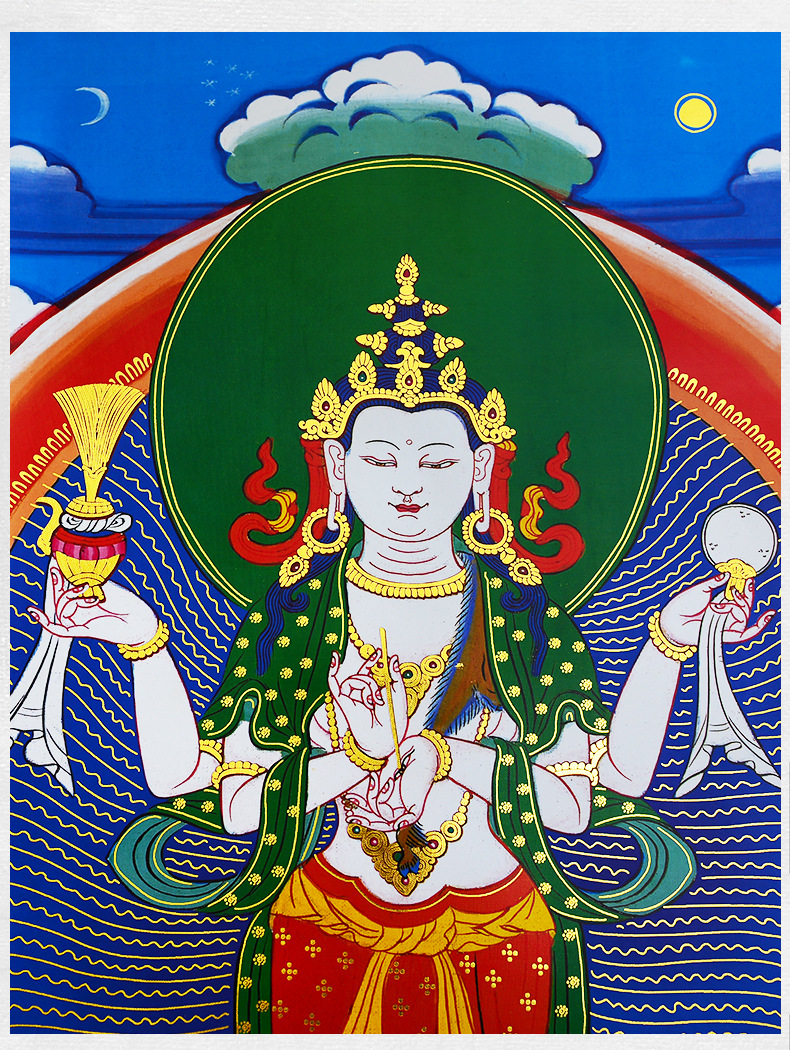 Four-Armed Avalokiteshvara Thangka