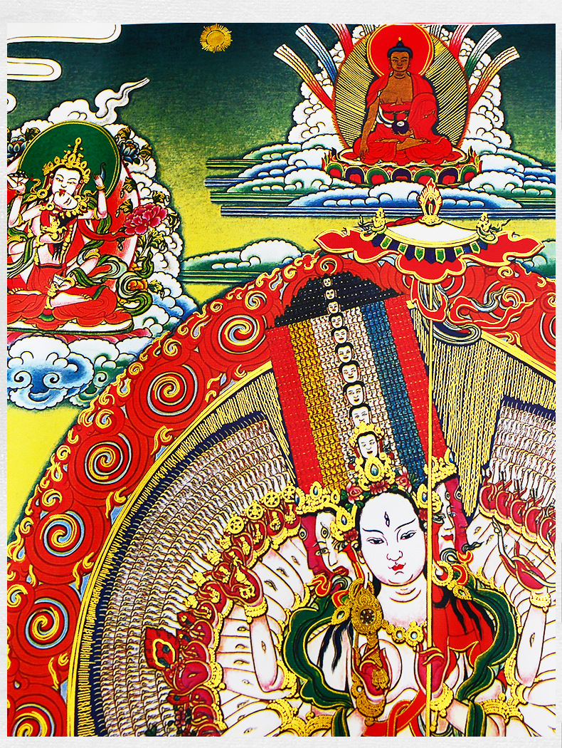White Parasol Buddha Thangka