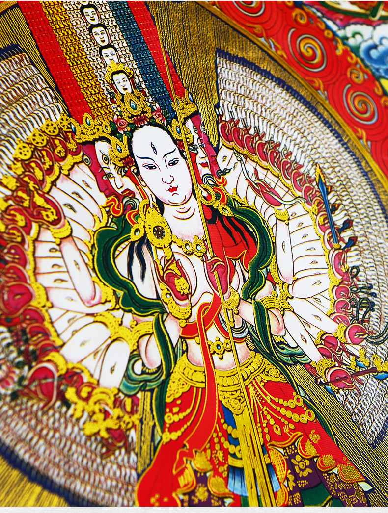White Parasol Buddha Thangka