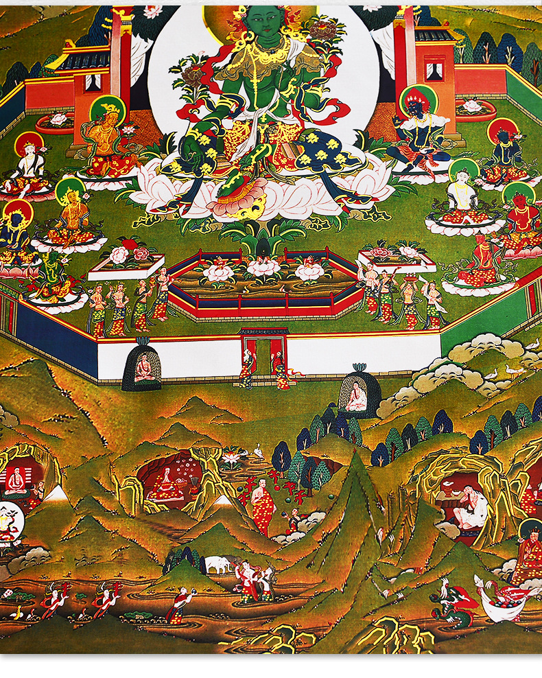 Green Tara Thangka