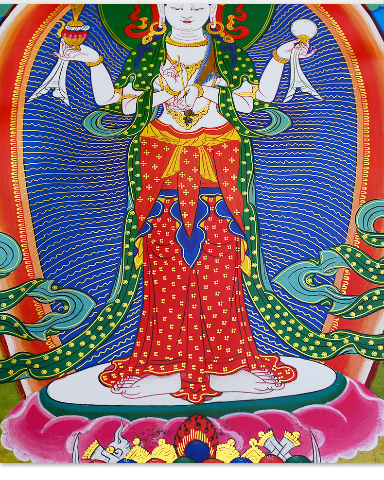 Four-Armed Avalokiteshvara Thangka