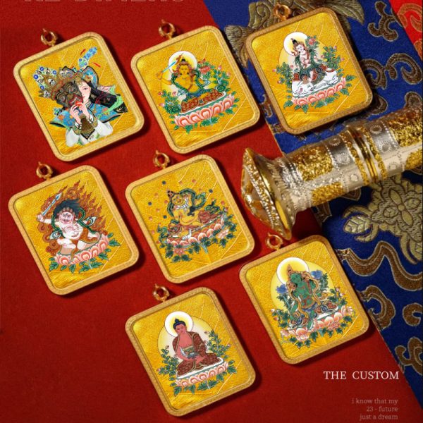 Tibetan Thangka Pendant